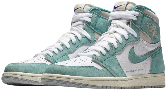 Side View of Jordan 1 Retro High Turbo Green